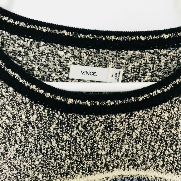 VINCE. Sweater with stripes, unique details! - Picture 3 of 5